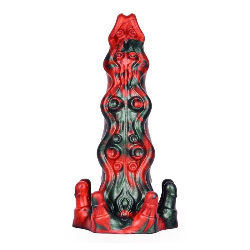MONSTERED Gode Hortarix 19 x 5.5cm Noir et Rouge